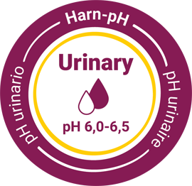 pH urinar 6,0-6,5